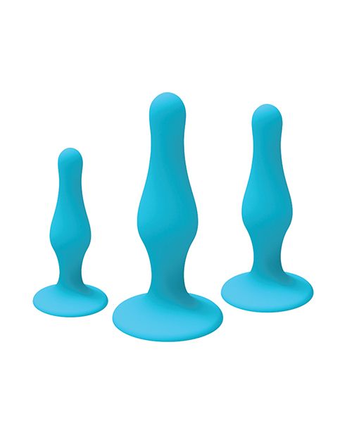 Nobu Rainbow Silicone Plug Set-Blue