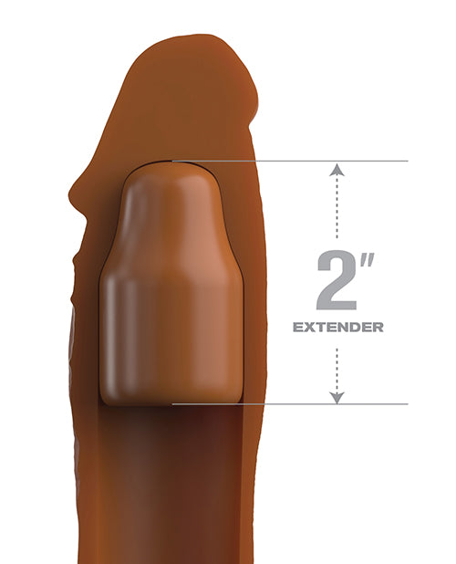 Fantasy X-Tensions Elite 8 Inch Silicone Extension With 2 Inch Plug