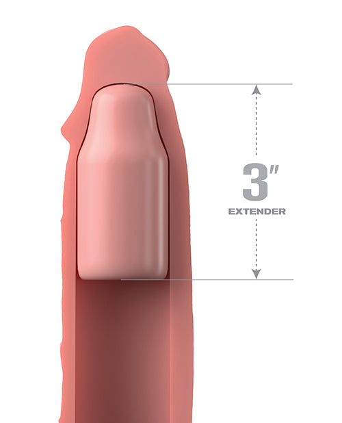 Fantasy X-Tensions Elite 9 Inch Silicone Extension With 3 Inch Plug