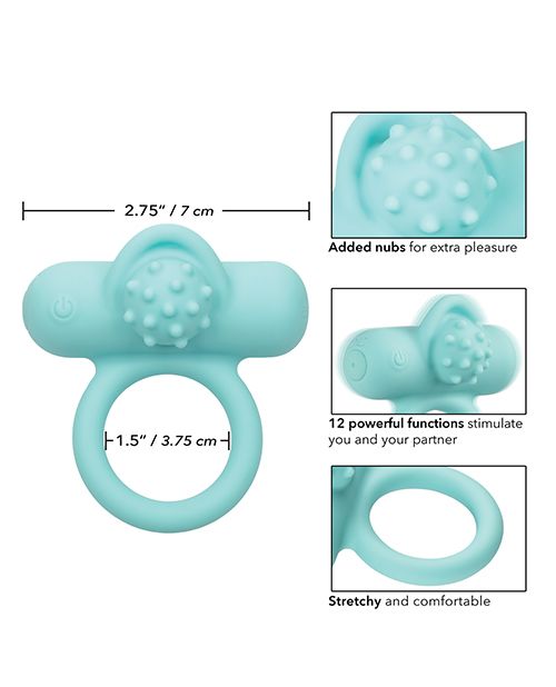 Couple's Enhancers Silicone Rechargeable Nubby Lovers Delight