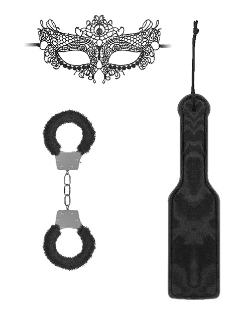 Ouch! Black and White Introductory Bondage Kit #3