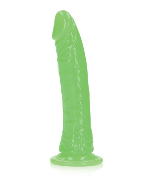 RealRock Glow in the Dark 7 Inch Slim Dildo