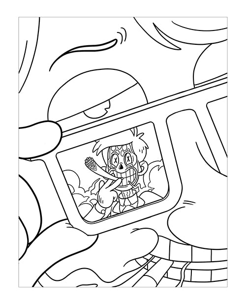 Wood Rocket Killer Buds Coloring Book