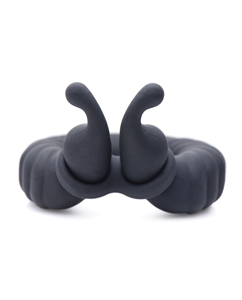 Trinity Men 10X Cobra Dual Stimulation Silicone Cock Ring