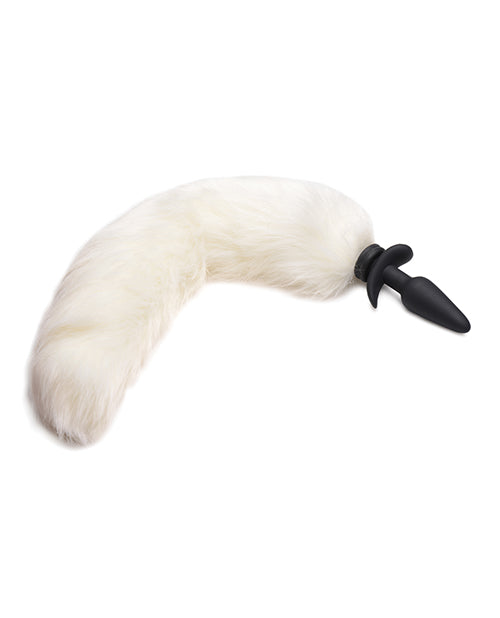 Tailz Snap-On! Vibrating Silicone Anal Plug With 3 Interchangeable Tails