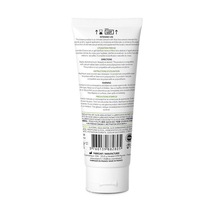 Exsens of Paris Aloe Vera Personal Lubricant-2.3 oz