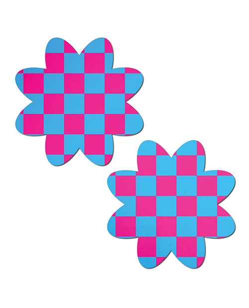Pastease Neon Checkered Petal Pasties