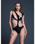 Allure Risque Lover Latex Look Vinyl Peek-A-Boo Teddy