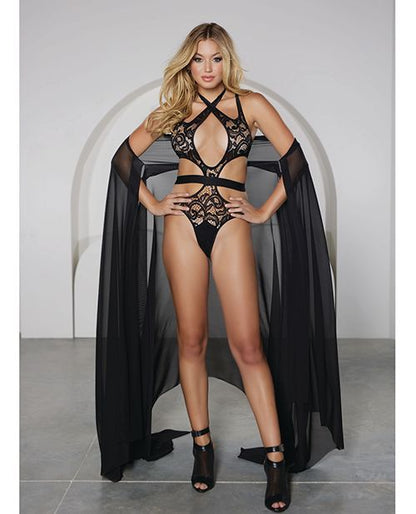 Allure Belle Du Jour Lace Teddy With Adjustable Strap