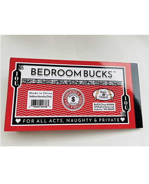 Ball and Chain Fun Bedroom Bucks I.O.U