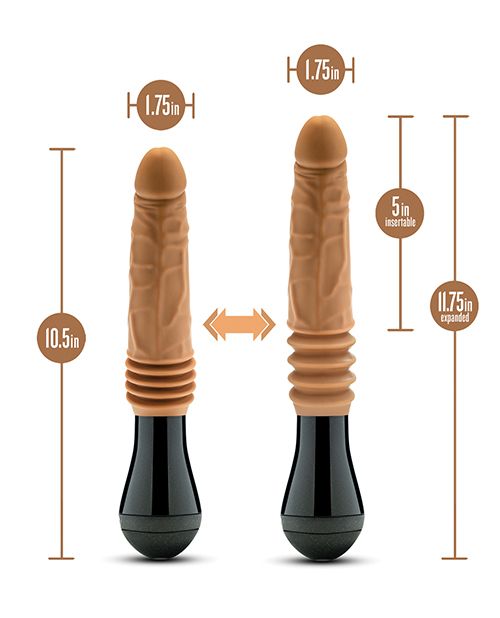 Dr. Skin Silicone Dr. Arthur Thrusting Gyrating Vibrating Dildo