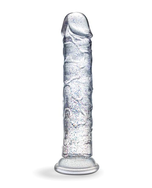 Naturally Yours Gala Sparkling Clear Dildo