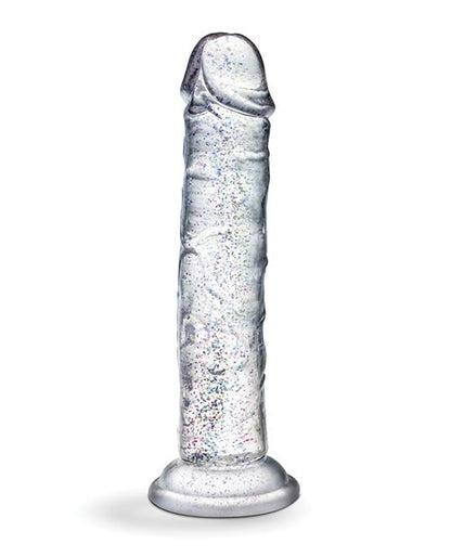 Naturally Yours Glamor Sparkling Clear Dildo