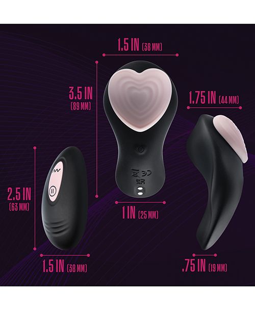 Temptasia Heartbeat Panty Vibe With Remote