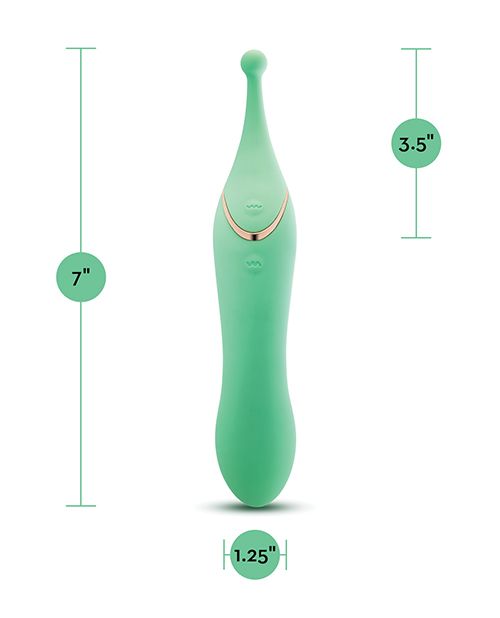 Blush Stella 7 Inch Dual-Ended Clitoral G-Spot Vibrating Wand
