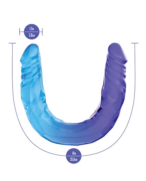 B Yours 14 Inch Large Double Dong Sugar Stud