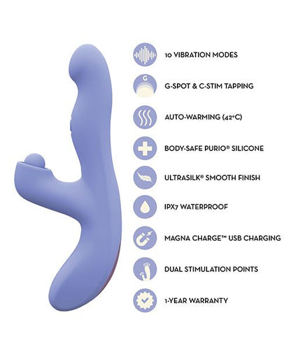 Blush Simone Tapping Rabbit Vibrator