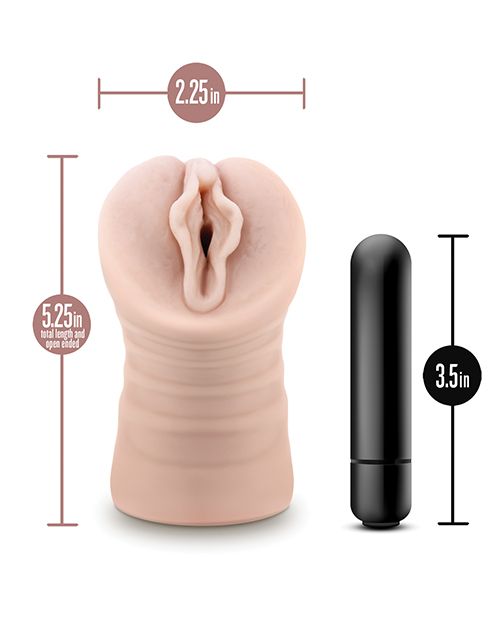 EnLust Pussy Stroker With Vibrating Bullet -Destini