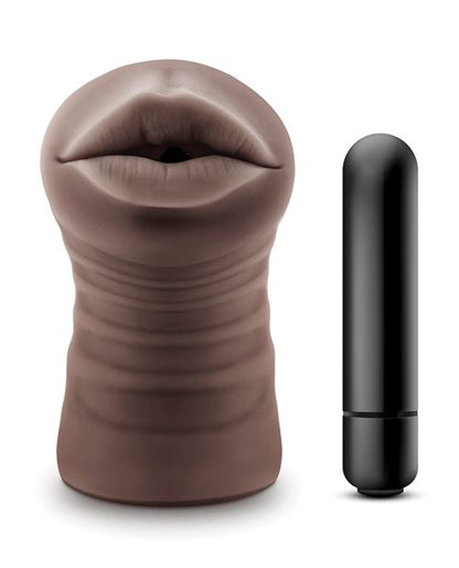 EnLust Mouth Stroker With Vibrating Bullet -Krystal