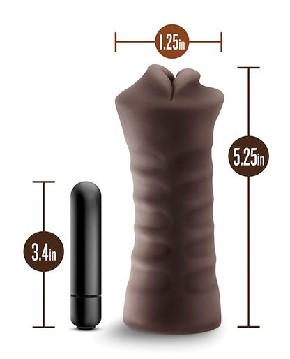 EnLust Mouth Stroker With Vibrating Bullet -Krystal