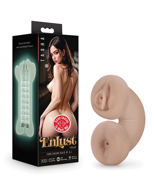 EnLust Soft & Wet Glow-in-the-Dark Pussy & Ass Stroker-Tasha