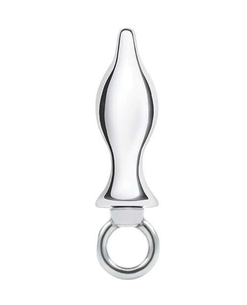 Blue Line 2.5 Inch Stainless Steel Metal Tapered Butt Plug