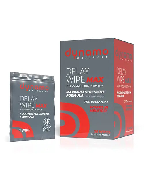 Dynamo Wellness  7.5% Maximum Strength Delay Wipe