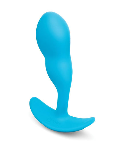 b-Vibe Remote Control P-Spot Snug Plug-Blue