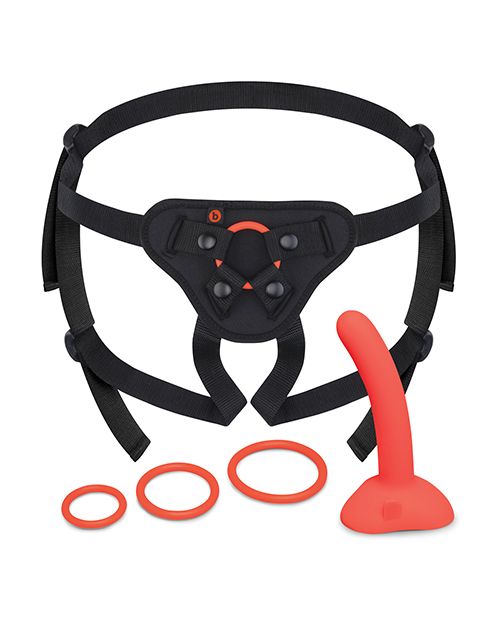 b-Vibe Beginner Strap-On Harness Set With 5 Inch Dildo