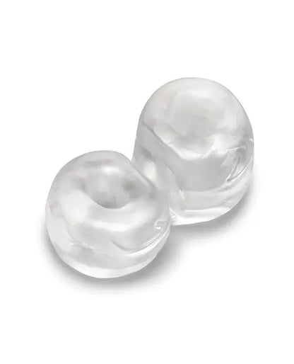 b-Vibe Stretch-Tech Double Barrel Ultra Stretchy Cock Ring & Ball Stretcher
