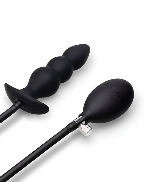 b-Vibe Beaded Inflatable Anal Plug With Hand Pump