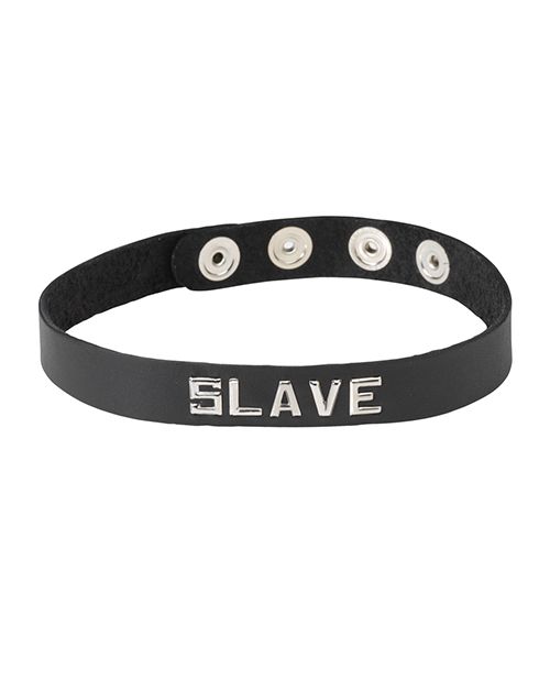 Spartacus Wordband Collar-Slave