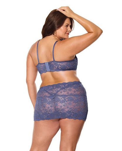 Coquette Twilight Fever Lace Bra & Skirt