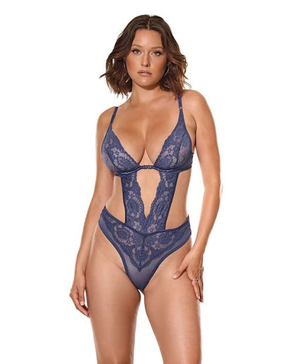 Coquette Twilight Fever Underwire Lace Teddy