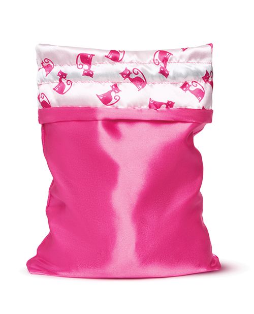 Pink Pussycat Antibacterial Toy Bag