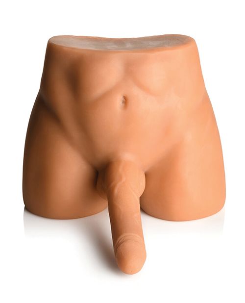 Jock Male Masturbator With Poseable Thrusting Dildo