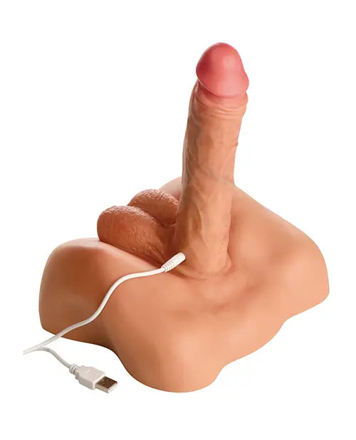 Jock Studs Power Rod Thrusting & Vibrating Dildo With Remote Control