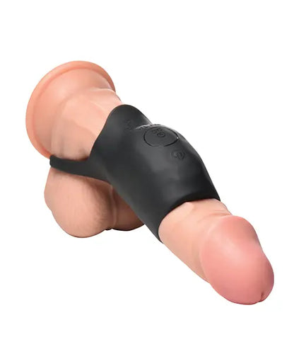 Jock Enhancers Surge Vibrating Penis Sleeve C-Ring With Remote