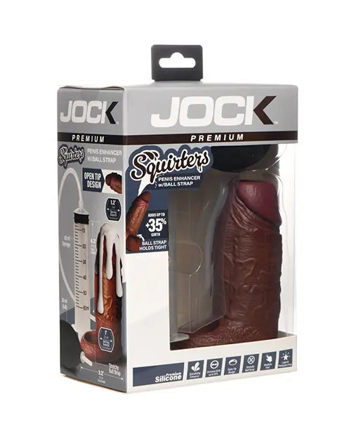 Jock Enhancers Squirting Silicone Penis Enhancer
