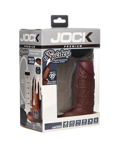 Jock Enhancers Squirting Silicone Penis Enhancer