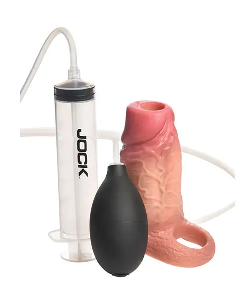Jock Enhancers Squirting Silicone Penis Enhancer