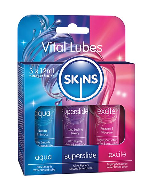 Skins Vital Lubes-Pack of 3