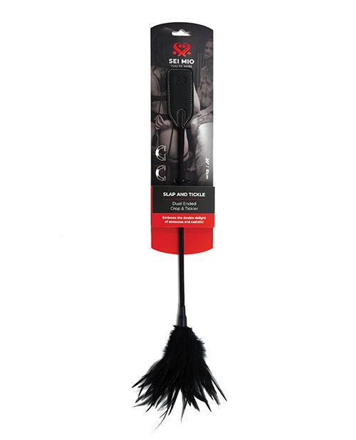 Sei Mio Slap & Tickle Dual Ended Crop & Tickler