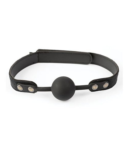 Sei Mio Strictly Come Quietly Soft Strap Silicone Ball Gag