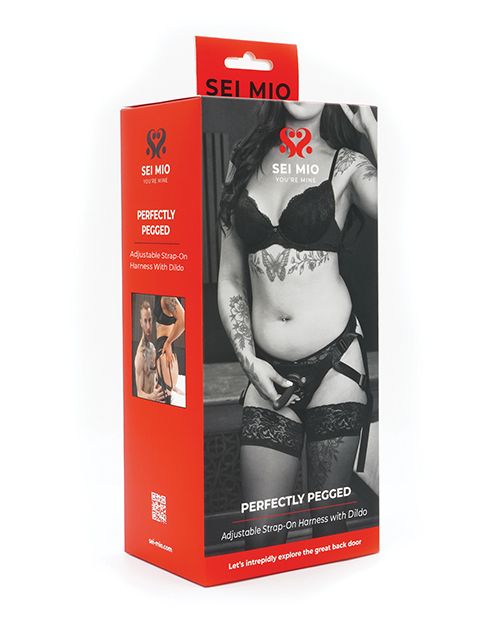 Sei Mio Perfectly Pegged Beginners Strap-On Harness & 5 Inch Dildo