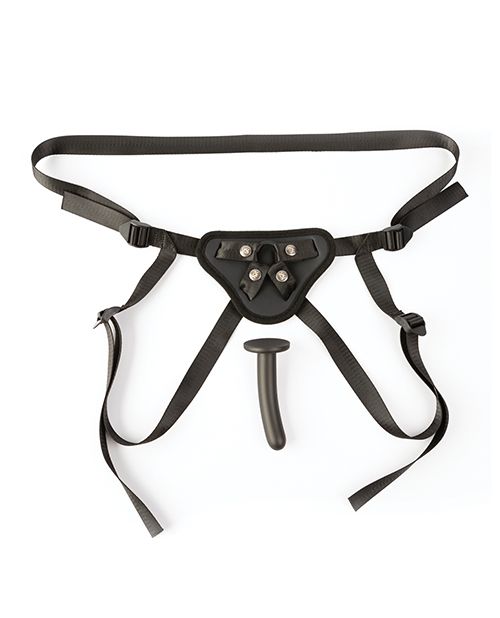 Sei Mio Perfectly Pegged Beginners Strap-On Harness & 5 Inch Dildo