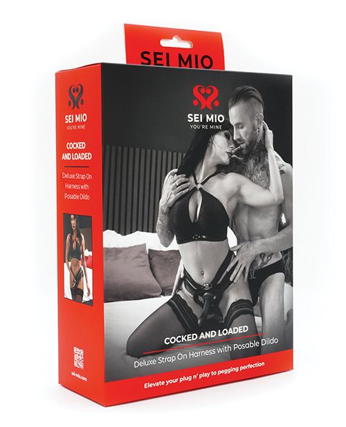 Sei Mio Cocked & Loaded Advanced Strap-On Harness & 6.5 Inch Dildo