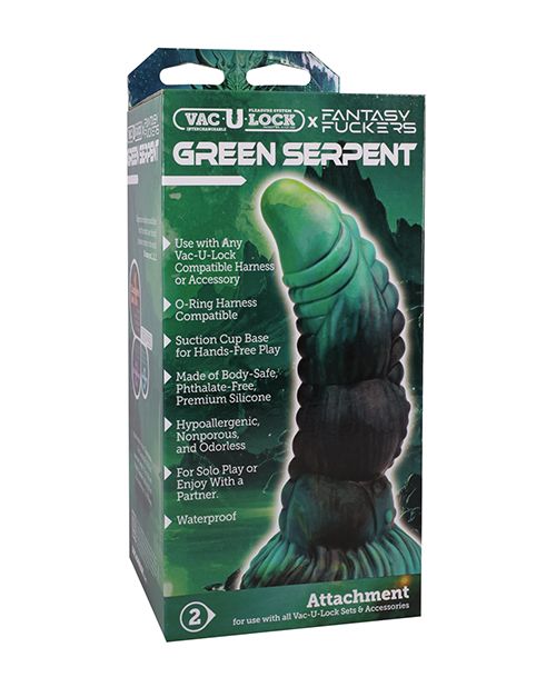 Vac-U-Lock x Fantasy Fuckers Green Serpent