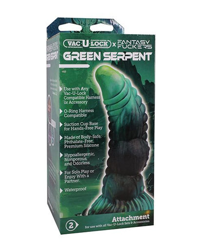 Vac-U-Lock x Fantasy Fuckers Green Serpent