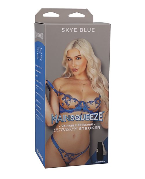 Main Squeeze Pussy Masturbator-Skye Blue
